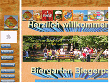 Tablet Screenshot of biergarten-biegerpark.de